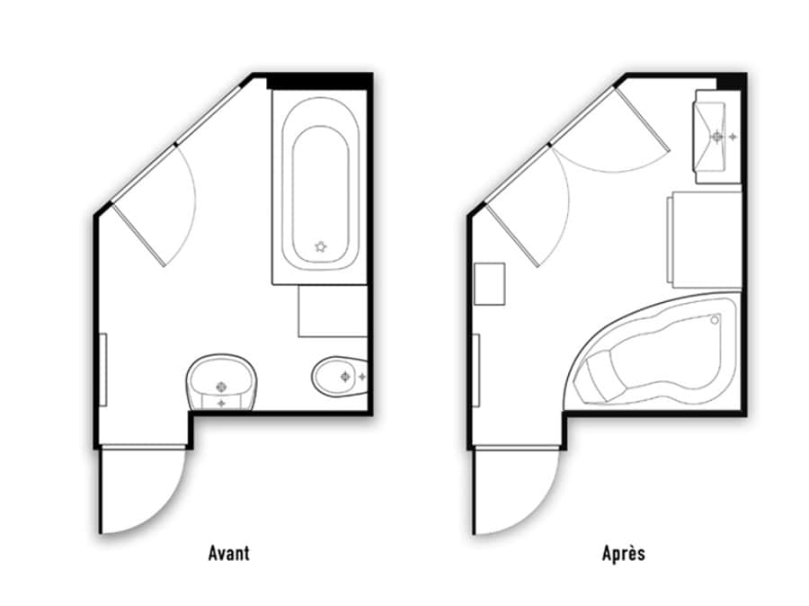 Un plan pour une nouvelle salle de bains